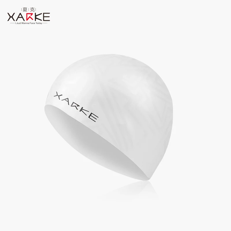 XARKE, модная силиконовая Кепка s для плавания, для мужчин и женщин, шапочка для плавания, для бассейна, водонепроницаемая, защита ушей, профессиональная шапочка для плавания - Цвет: XK19807-5
