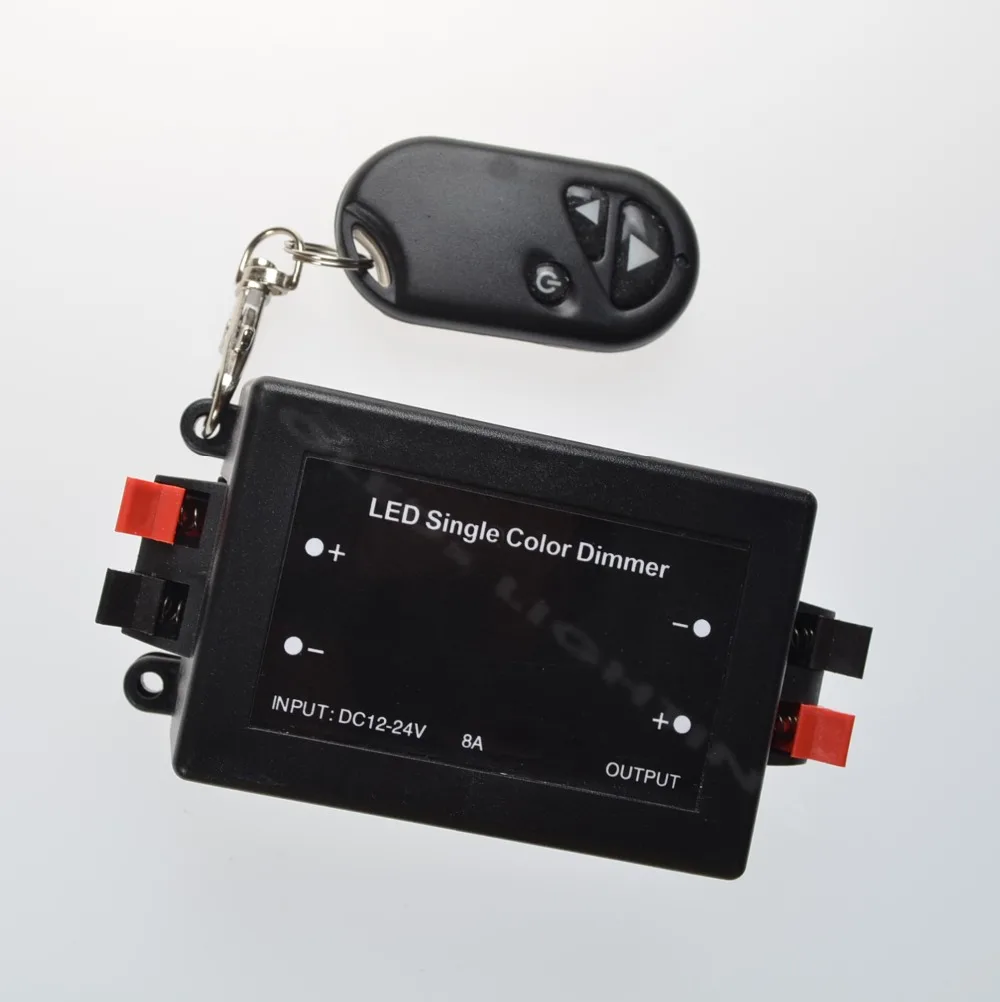 

DC12V 24V 192W single color wireless remote dimmer led strips dimmer led accessories led strings radio requency type