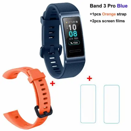 3 Pro x Orang x Film huawei Band 3/Redmi 3 Pro Smartband металлический каркас, активно-матричные осид, полный Цвет Дисплей сенсорного экрана Плавание ход сердечного ритма Сенсор сна - Цвет: 3 Pro x Orang x Film