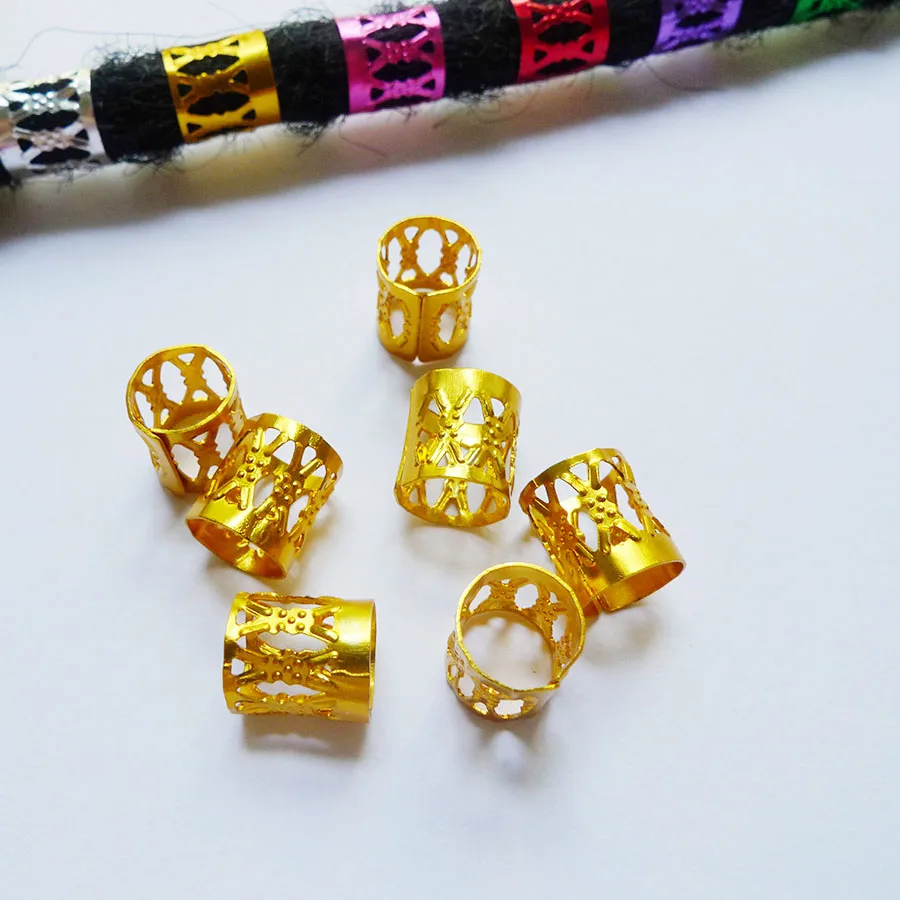 200 шт./лот разноцветные ободки для волос дреды регулируемые манжеты на зажиме