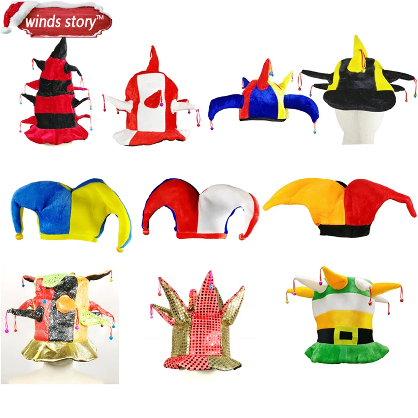 Разноцветные брикеты в виде цирка шляпа с колокольчиками для вечеринок