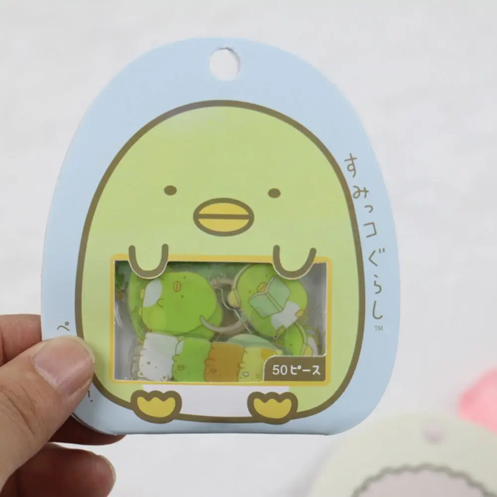 50 наклеек милые Мультяшные наклейки из ПВХ сделай сам с милой кошкой медведем для