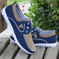 2019 new men shoes men casual canvas shoes fashion lightweight lace up sneakers summer breathable men flats shoes male