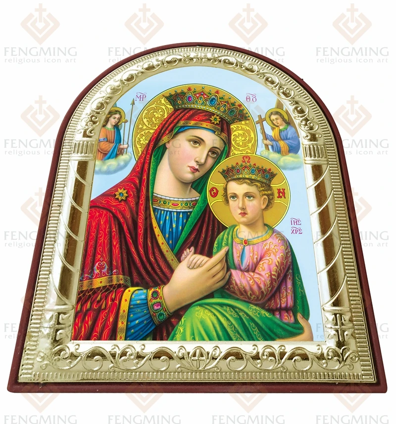 Новинка настраиваемая русиканская ортодоксальная икона Девы Марии и ангела