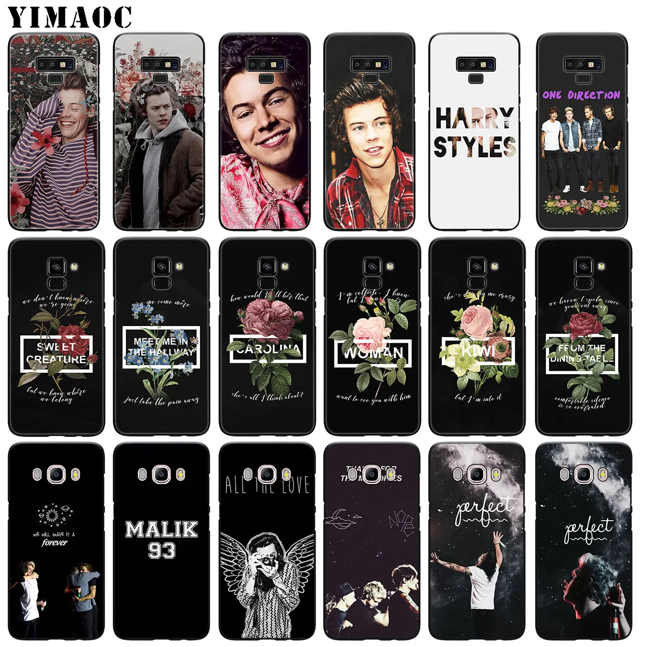 Мягкий чехол для телефона YIMAOC Harry Styles One направления 1D Samsung Galaxy A6 A9 A8 A7 2018 A3 A5 2016 2017