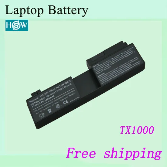 100% новый TX1000 Аккумулятор для ноутбука HP Pavilion tx1100 tx1200 tx1300 tx1400 tx2000 tx2100 tx2500 батарея |
