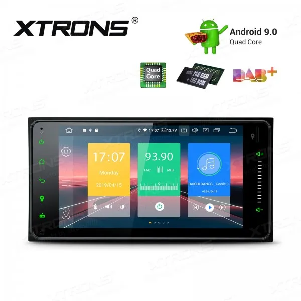 XTRONS 9 &quotAndroid 0 автомобильный мультимедийный плеер стерео для Toyota RAV4 Corolla Prado Plug Play