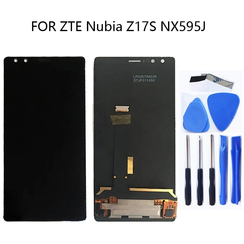 5.73-inch For ZTE Nubia Z17S NX595J LCD Display touch screen digitizer replacement For ZTE Nubia Z17S Touch Panel Repair kit