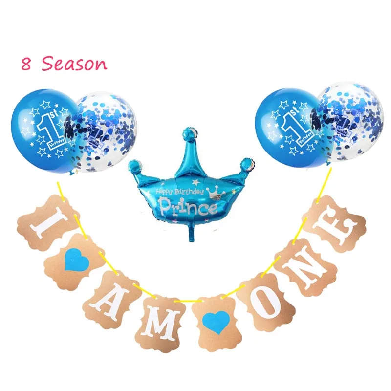 8 сезон воздушный шар на 1-й день рождения воздушные шары вечерние год праздничный