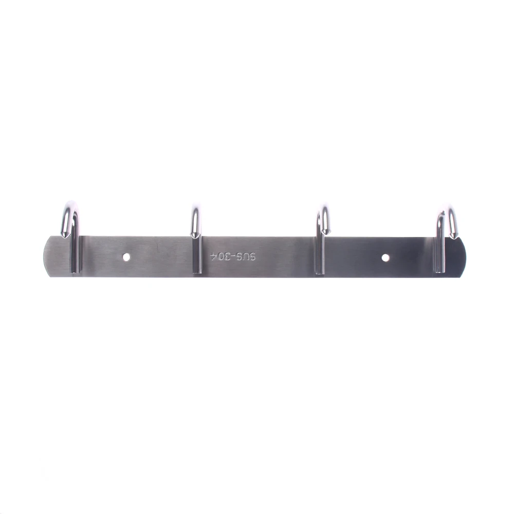 

Alloy 4 Hanger 304 Towel Hat Coat Clothes Wall Mounted Hook Hanger Towel Rack