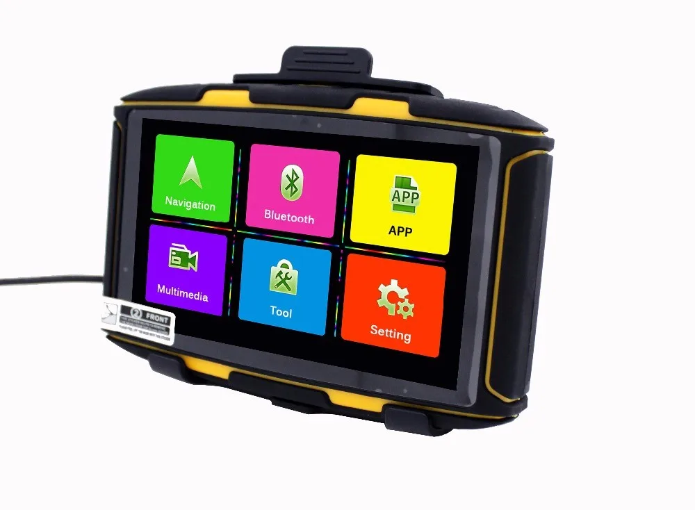 Karadar 5 дюймов Android навигатор мотоцикл Водонепроницаемый DDR1GB MT-5001 gps с Wi-Fi, Play Store APP скачать, Bluetooth 4,0