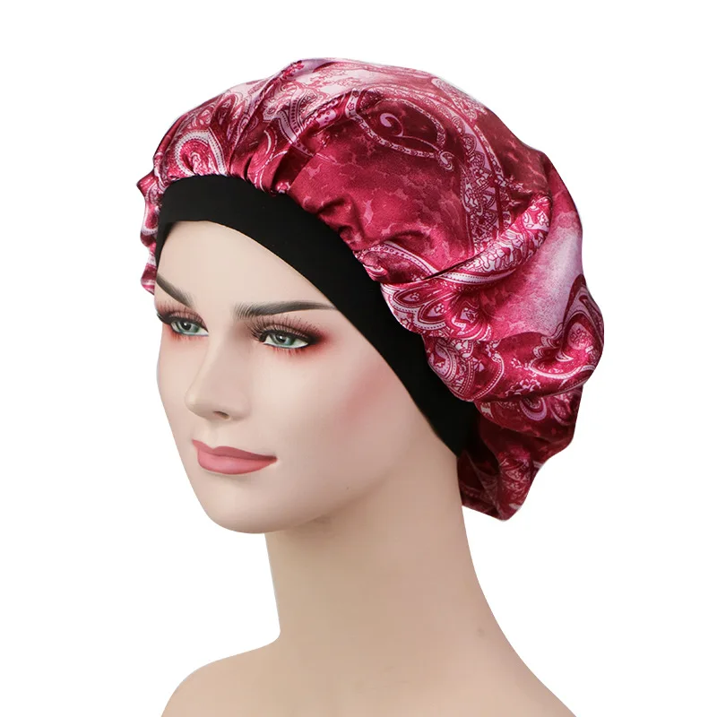 Мусульманская женская шляпа Ночная Кепка новая для выпадения волос с широкой