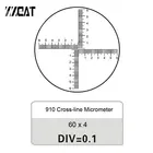 910 DIV 0,1 мм Кросс-линии Graticule окуляра микрометр оптический прицел Сетка для измерения микроскопа
