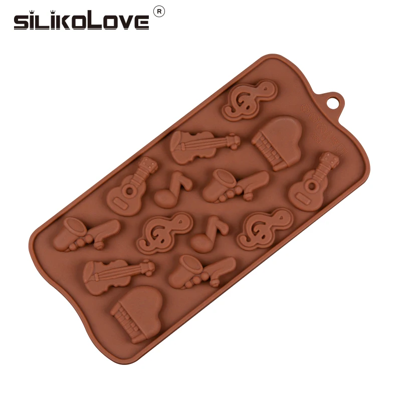 SILIKOLOVE принадлежности для приготовления кондитерских изделий музыка Форма силиконовая форма для помадки мыло в виде пчелиных сот плесень сахар инструмент формы для шоколадных конфет