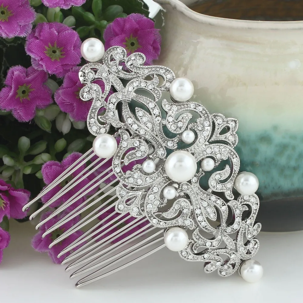 Заколки для волос Tuliper свадебные аксессуары женские Украшения кристальная