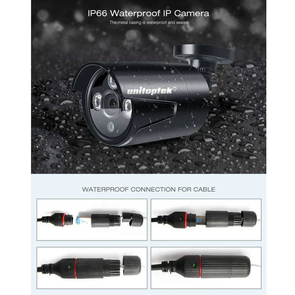 HD 1080P 2MP/4MP 4CH цилиндрическая камера наружная с POE CCTV NVR система водонепроницаемая