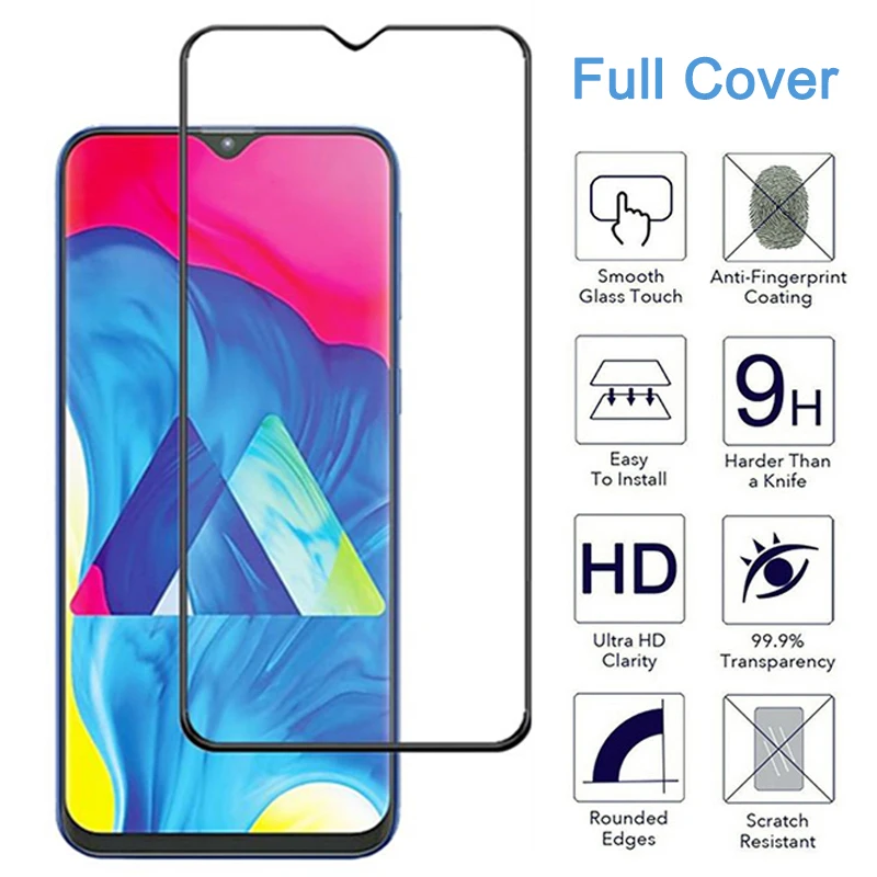 Защитное стекло для экрана Samsung Galaxy M30 M20 M10 закаленное M 30 20 10 с полным