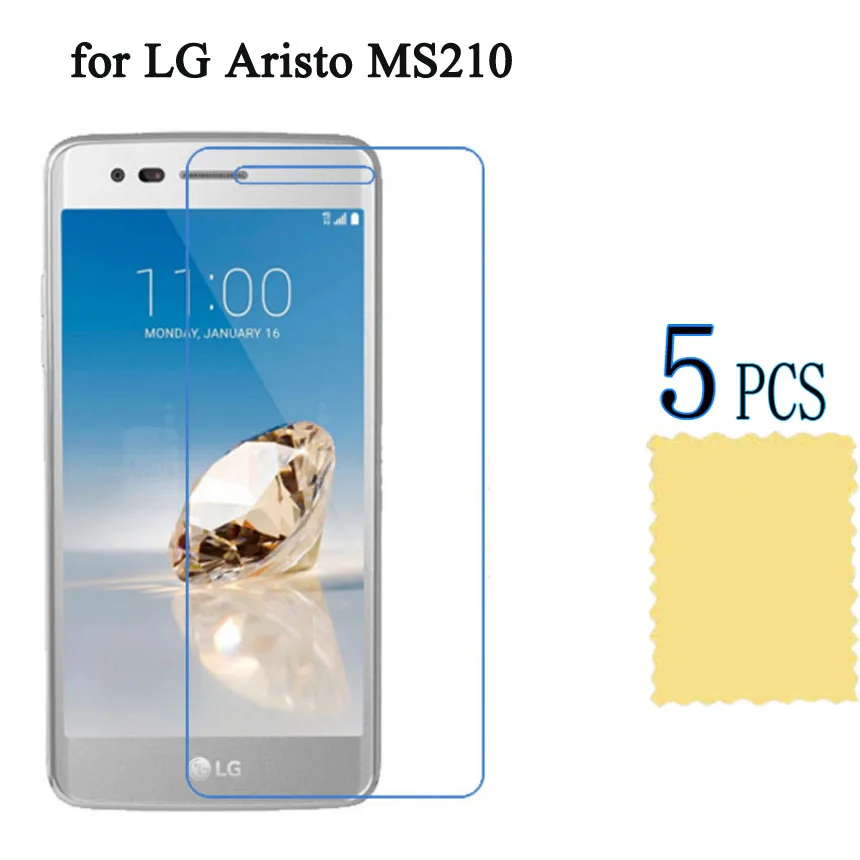 Cunzhi 5 шт. высокая прозрачная ЖК-пленка для домашних животных LG Aristo MS210 защита