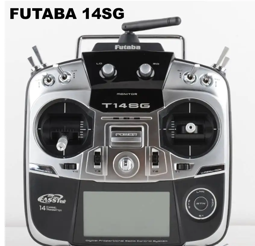 Futaba 14SG 2 4 GHz FASSTest 14ch передатчик w/ HV приемник R7008SB радиосистема дистанционное