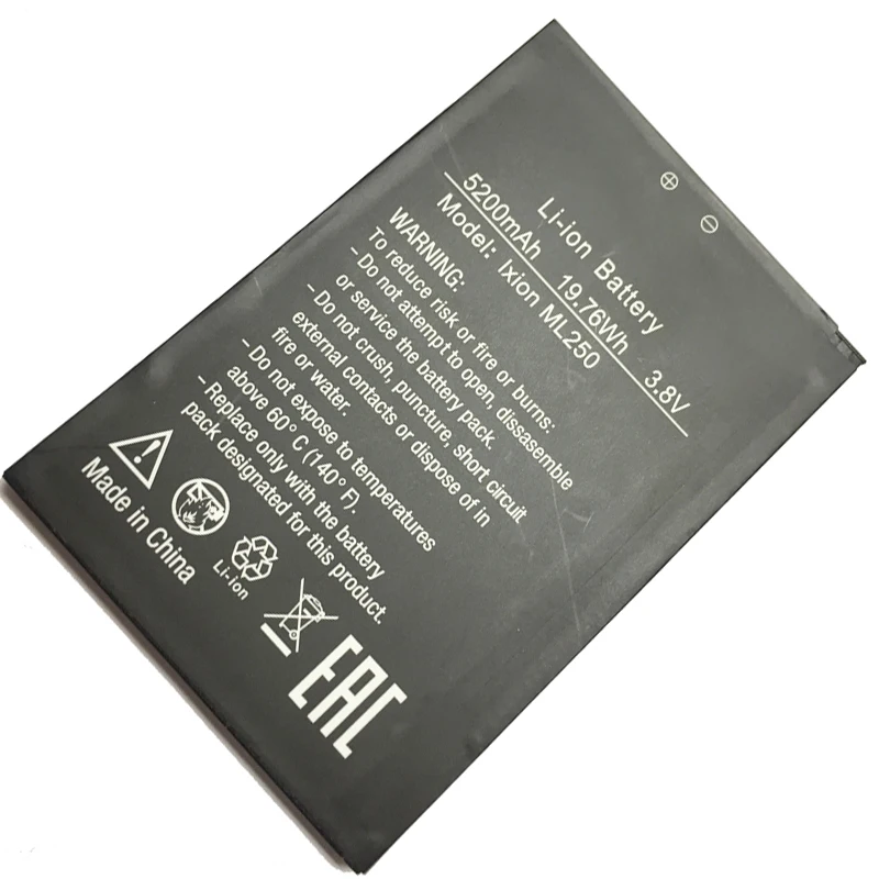 MaleCrane Высокая емкость IXIOM ML250 5200 мАч батарея для DEXP Amper M Ixion ML 250/DEXP AMPER E EL