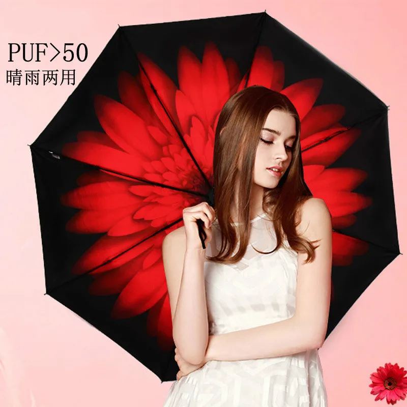 Lineage зонтик маленький черный зонт слишком обороны ультрафиолетовых лучей Канна