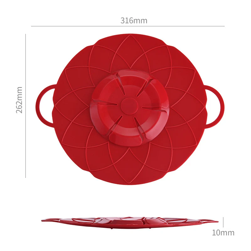 FHEAL Multi-function Silicone Boil Over Spill Lid Stopper Oven Safe For Pot/Pan Cover Cooking Tools Cookware Parts Kitchen | Дом и сад
