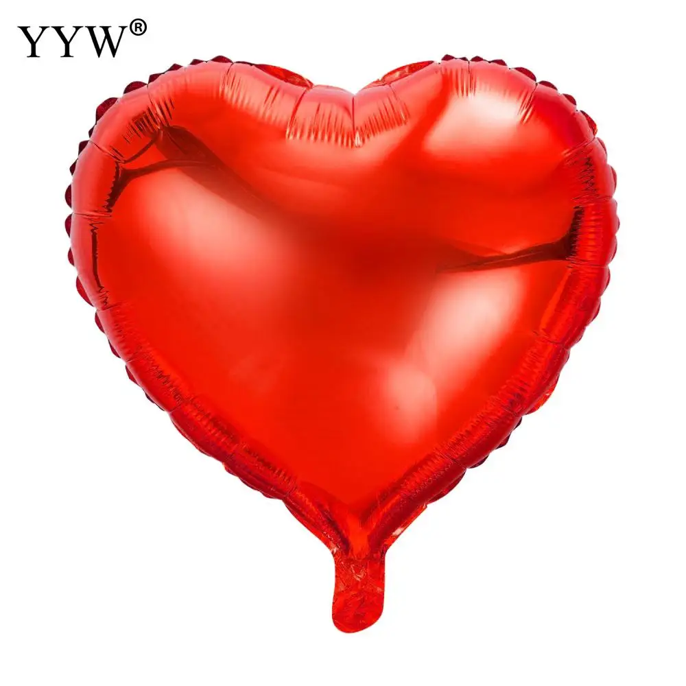 36pcs/Set Red Heart Balloons Love Party Balony Cute Theme Baloon Birthday Decorations Kids Adult Globals Balloon | Дом и сад