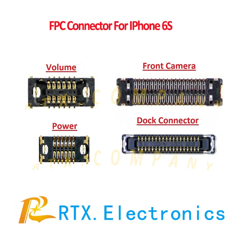 

For IPhone 6s Logicboard Connector Repair Volume Power Battery Camera Sim Reader Charger LCD Touch Screen Home FPC Connector Kit