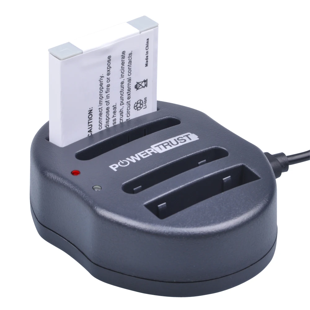 Аккумулятор для фотоаппарата и зарядное устройство с двумя USB портами Canon IXUS 1300