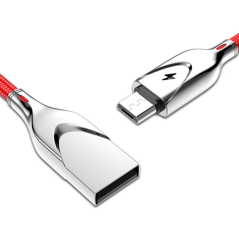 2 м Micro USB кабель 2A Быстрая зарядка для передачи данных Samsung s9 Xiaomi Tablet Android зарядный