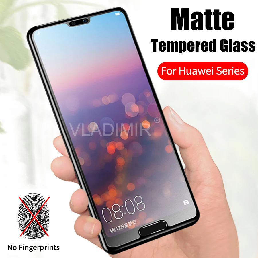 Матовое закаленное стекло для huawei P30 Lite P20 Pro Honor View 20 mate X 8X Max Y9 P Smart Plus 2019 защита