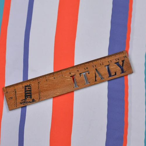 Полосатый дизайн печати чистый Шелковый жоржет креп шелковая ткань 140 см ширина