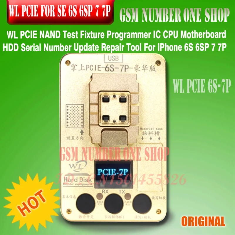 DHL к WL PCIE NAND Flash ic чип для iphone SE 6s 6sp 7 7P 8G 8P X PRO ard диск тест ремонт инструмент