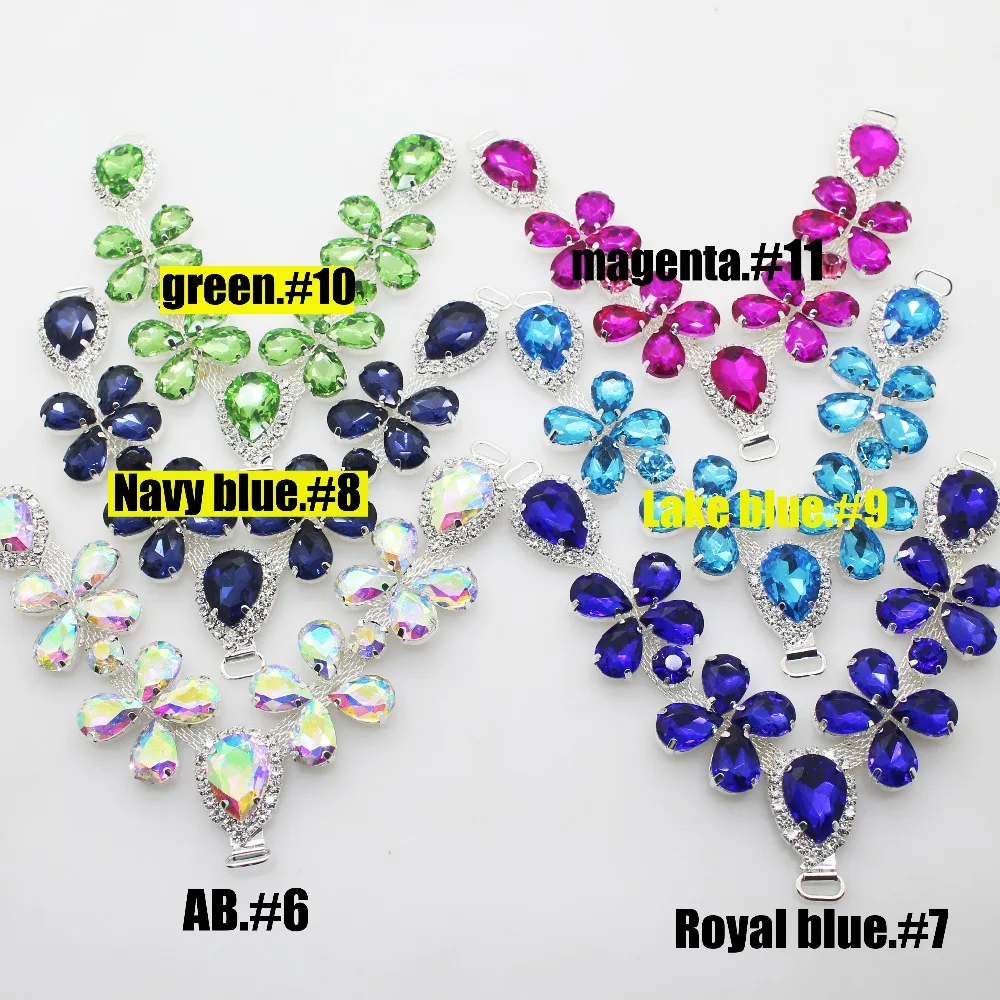 LKERAN Charm 190 мм * 90 Металлические Хрустальные Соединительные элементы для бикини