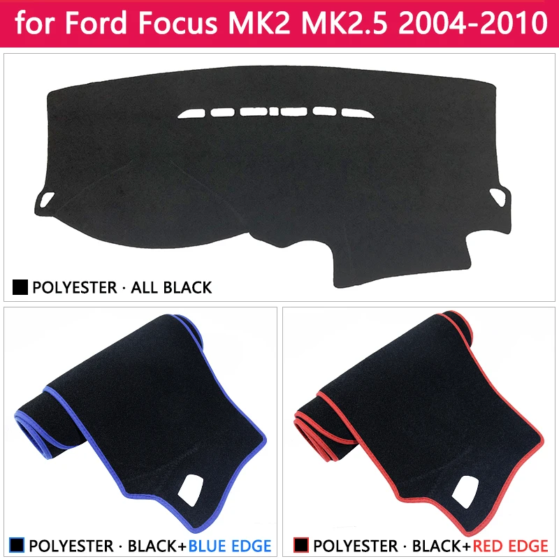 Для Ford Focus MK2 MK2.5 2004 ~ 2010 Противоскользящий коврик для приборной панели Защита от