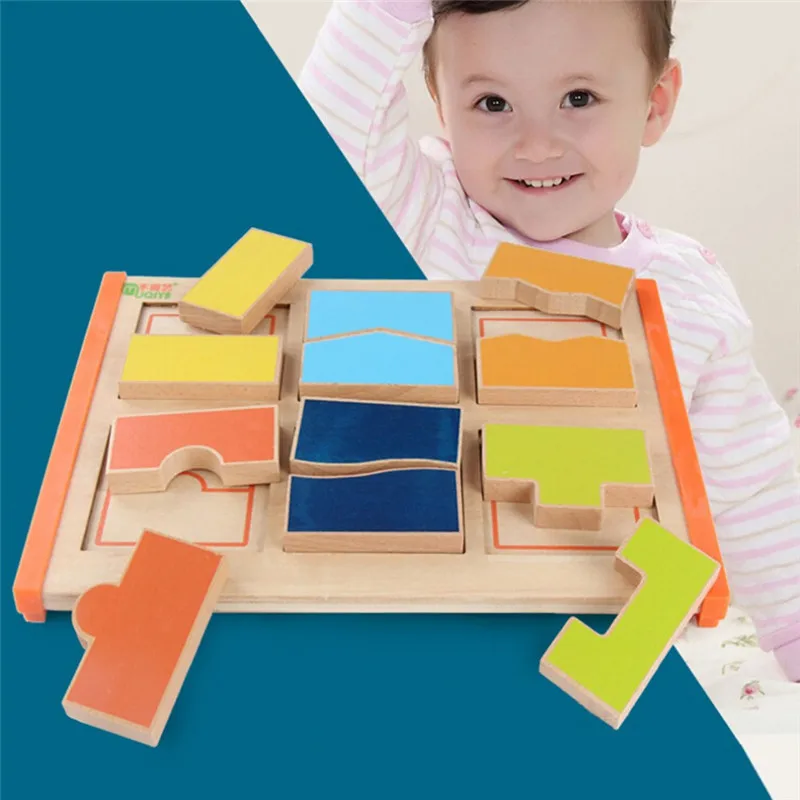 

Baby Early Learning Wood toys Mathematical Development Intelligence Fraction Board Kids Wood Learning & Education Puzzle Toy