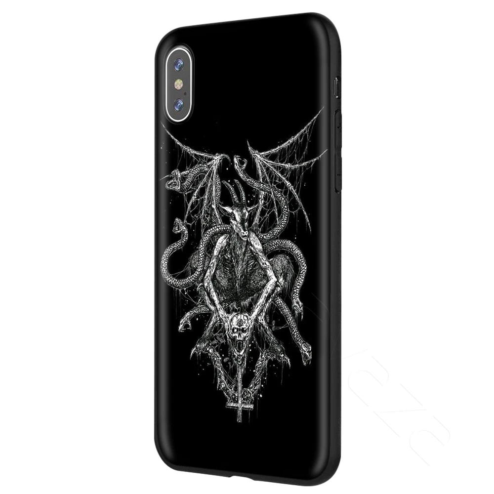 2 Чехол Lavaza Pentagram 666 Demonic Satanic для iPhone 11 Pro XS Max XR X 8 7 6 6S Plus 5 5S se - Цвет: 2