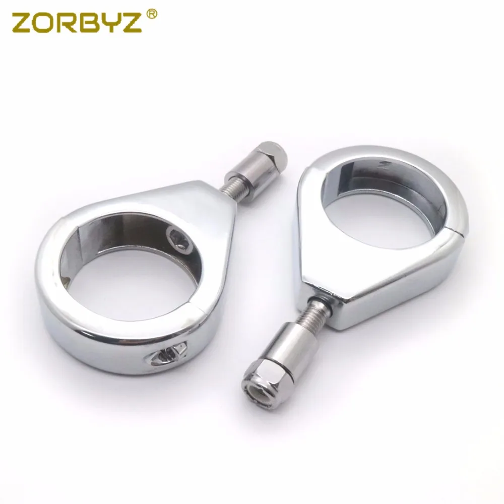 ZORBYZ мотоциклетный поворотный рандомный 39 мм черный/хромированный металлический