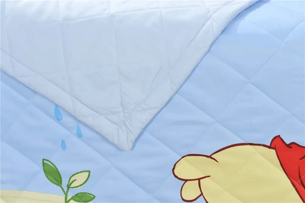 Винни Пух тигр поросенок двойной одинарный тканый мультяшный для девочек летняя