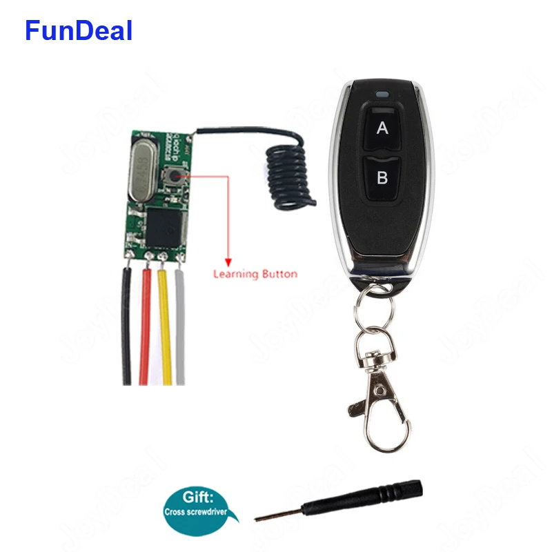 Беспроводной Радиочастотный пульт дистанционного управления 433 МГц мини