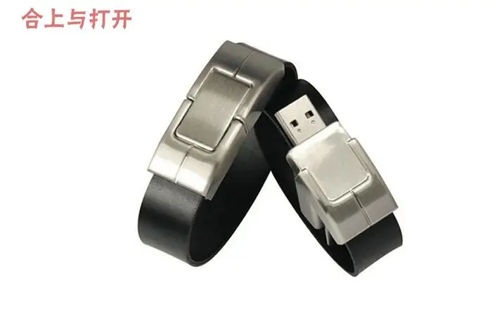 Кожаный брелок карабин с usb флешкой 8 ГБ 16 32 64 128 ГБ|leather usb|pendrive 8gb32gb memory stick |