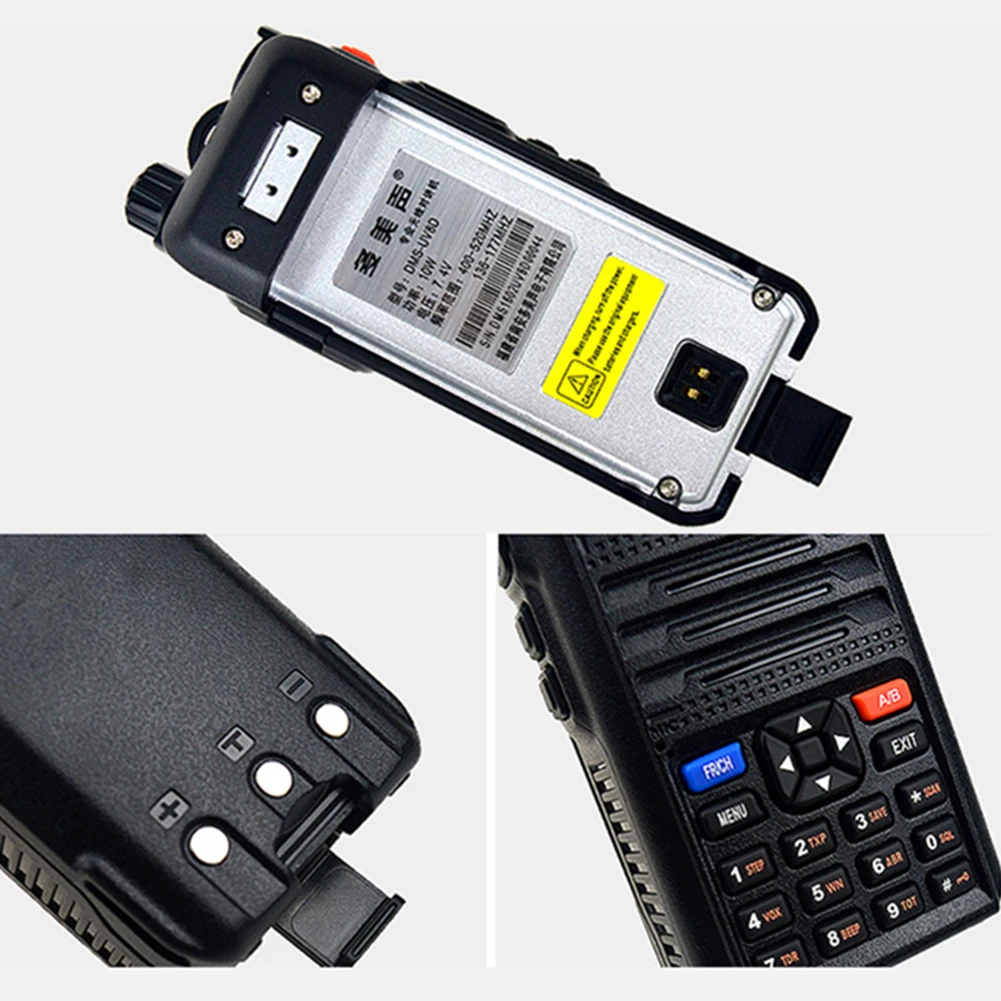Профессиональная рация для DuoMSera UV8D 10 Вт УФ двухсегментная портативная рация с антенной для радио охоты