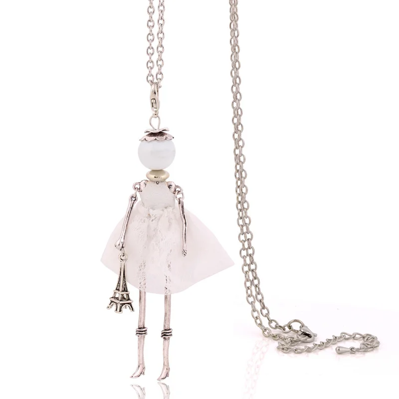 Бесплатная доставка милый длинный чокер винтажная сетка большое ожерелье для