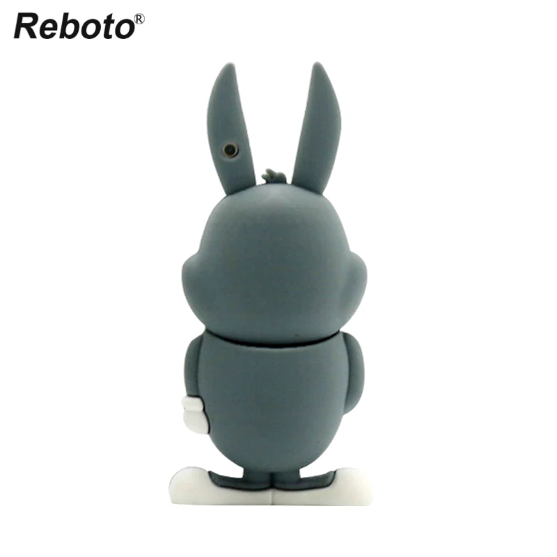 USB флеш накопитель Reboto с мультипликационным принтом мистер кролик 32 ГБ 16 2 0 64 8 4