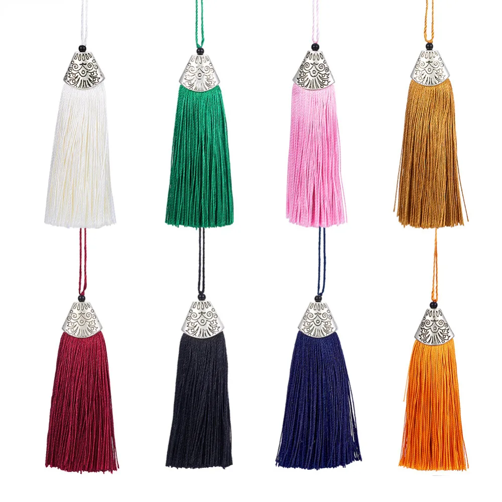 

Подвески-кисточки из полиэстера для украшений «сделай сам», фурнитура для изготовления сережек из сплава, 20 шт., 80x20x11 мм