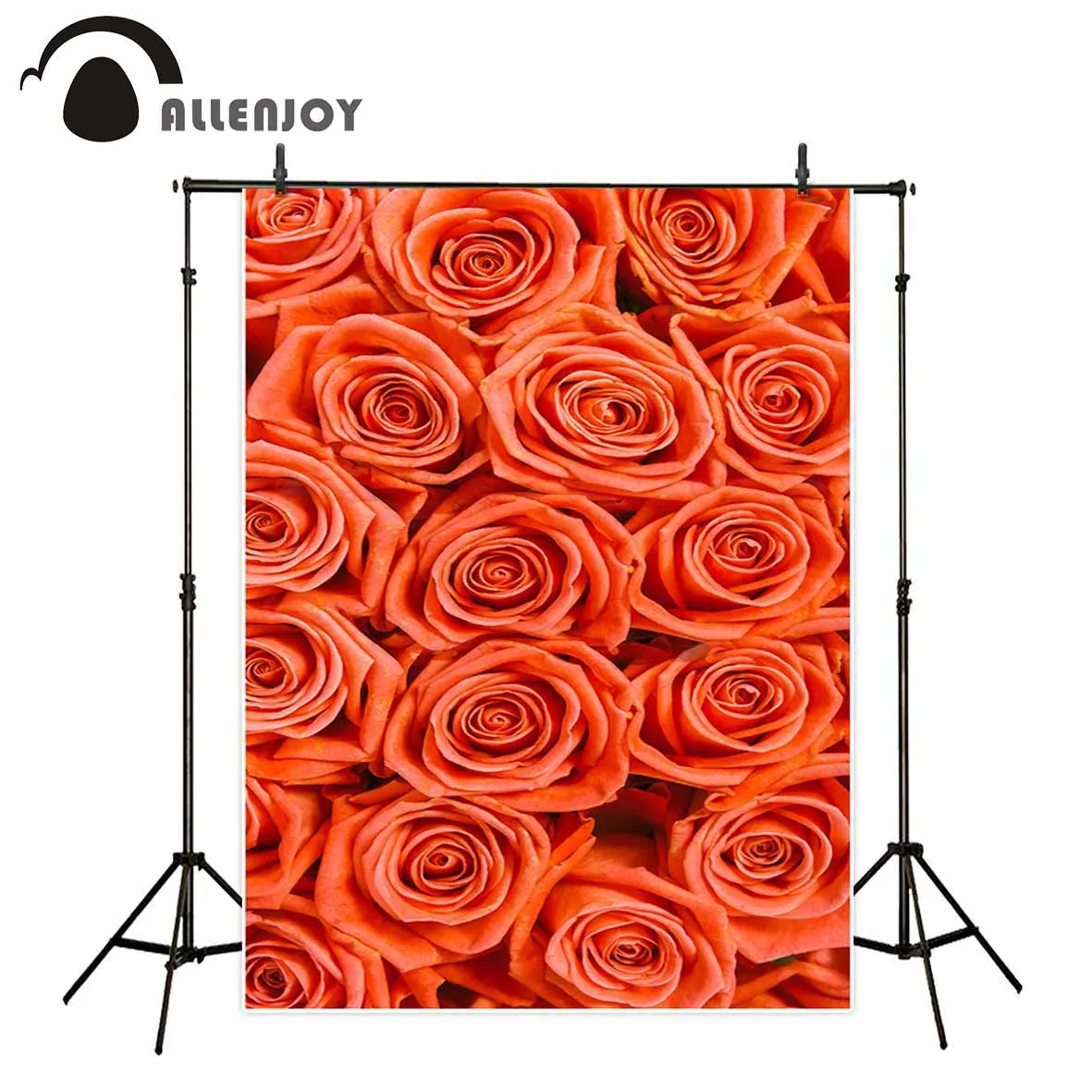 Allenjoy новый тематический фон для фотосъемки красивые красные цветы милые девушки