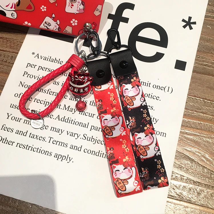 Чехол SAM S10 Lucky Cat, милый чехол на заднюю панель для samsung Galaxy S10 plus/S10 lite Maneki Neko Shell+ ремни