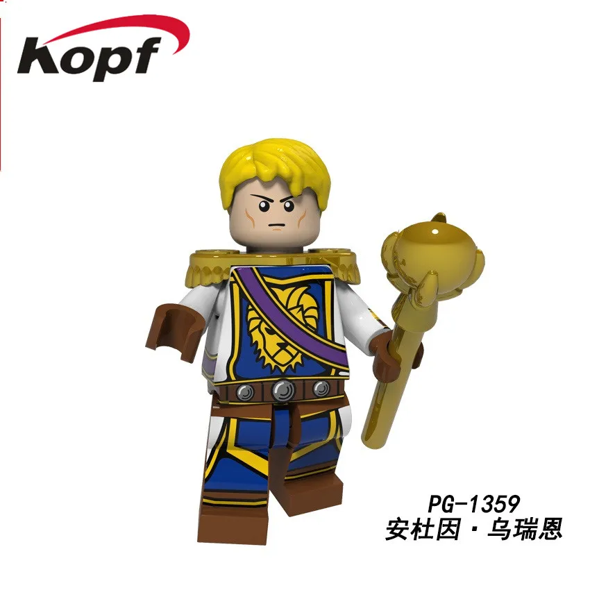 PG8165 Anduin Wrynn Jaina Rexxar Medivh Thrall Сильвана Ветрокрылая модель строительные блоки кирпичи Подарочные игрушки для детей
