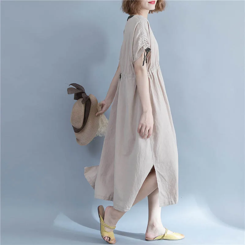 Летнее женское платье большие размеры обхват груди 140 см 7XL 8XL 9XL v образный вырез а