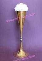 70cmh gold wedding flower vase table centerpiece wedding props 10 pcslot